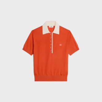 Polo en cachemire fin et soie