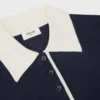 Polo en cachemire fin et soie