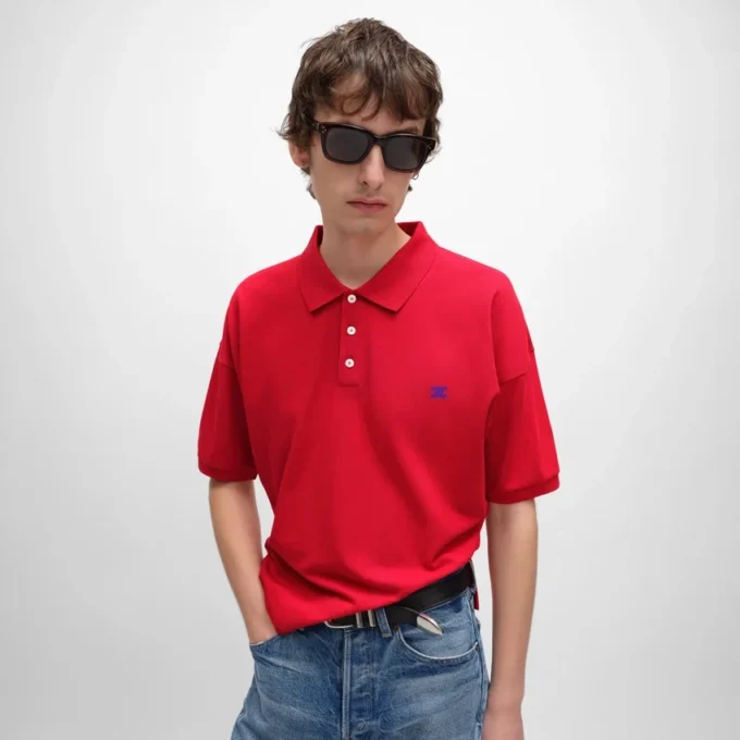 Polo en jersey de coton piqué