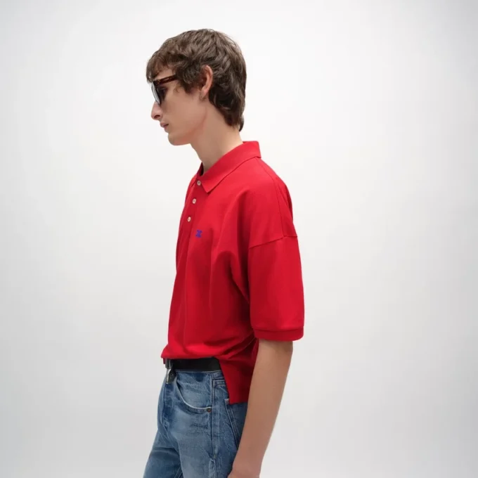 Polo en jersey de coton piqué
