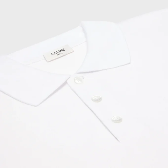 Polo en jersey de coton piqué