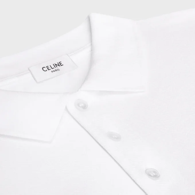 Polo en jersey de coton piqué