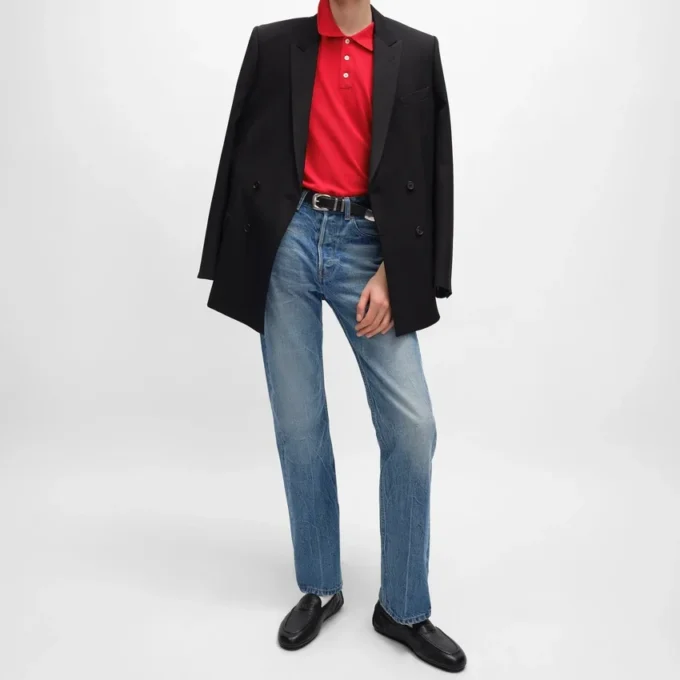Polo en jersey de coton piqué