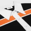 Polo en jersey de coton rayé