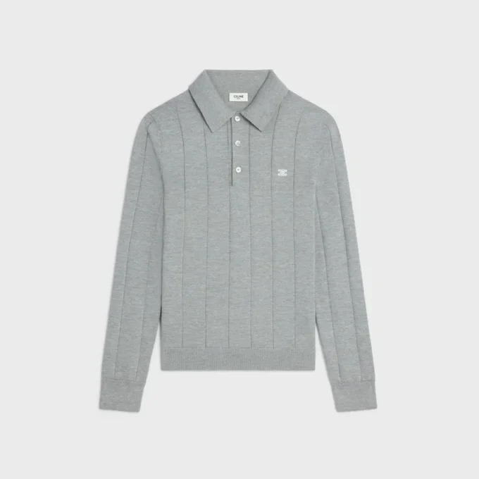 Polo en soie fine et coton Polo en soie fine et coton