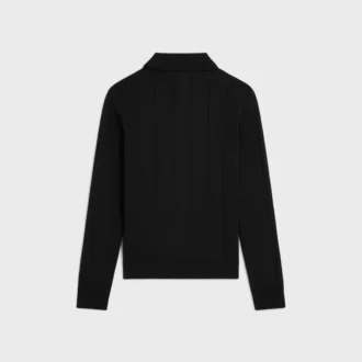 Polo en soie fine et coton