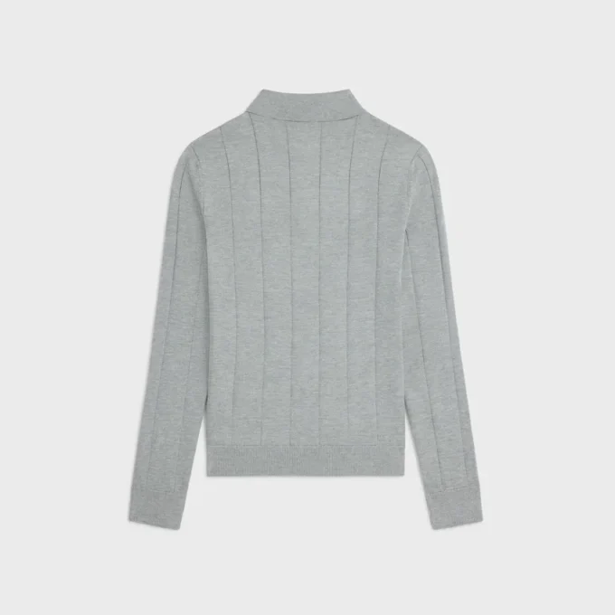 Polo en soie fine et coton Polo en soie fine et coton