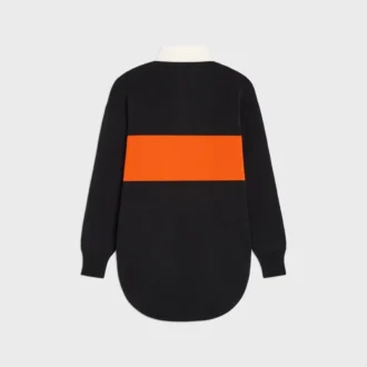 Polo oversize en laine