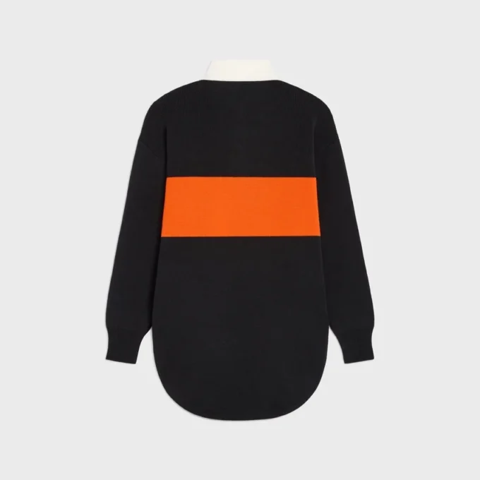 Polo oversize en laine