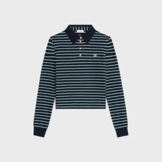 Polo Triomphe en jersey rayé