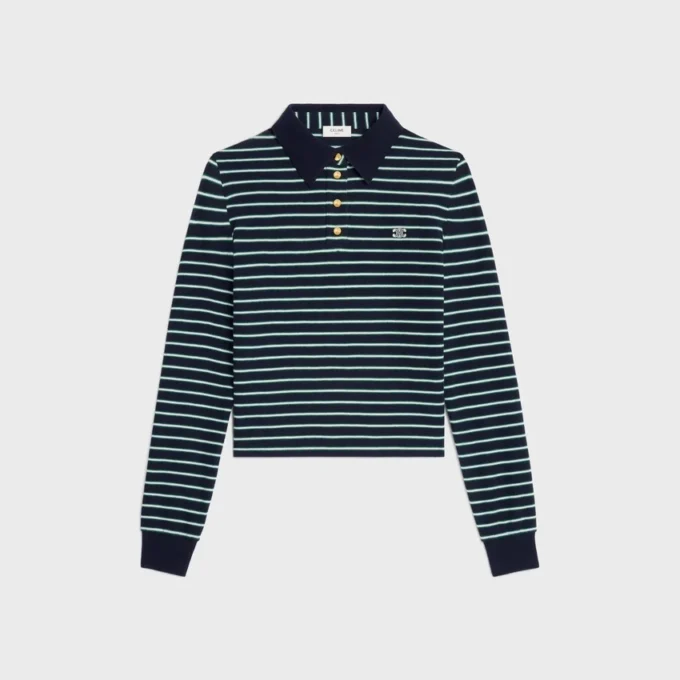 Polo Triomphe en jersey rayé Polo Triomphe en jersey rayé