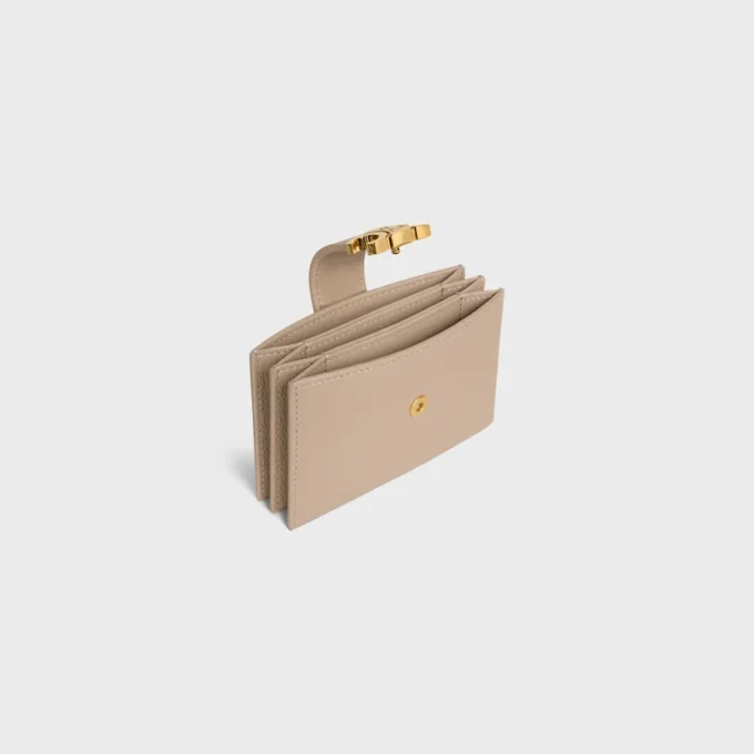 Porte-cartes accordéon Nino en cuir de veau grainé souple Porte-cartes accordéon Nino en cuir de veau grainé souple