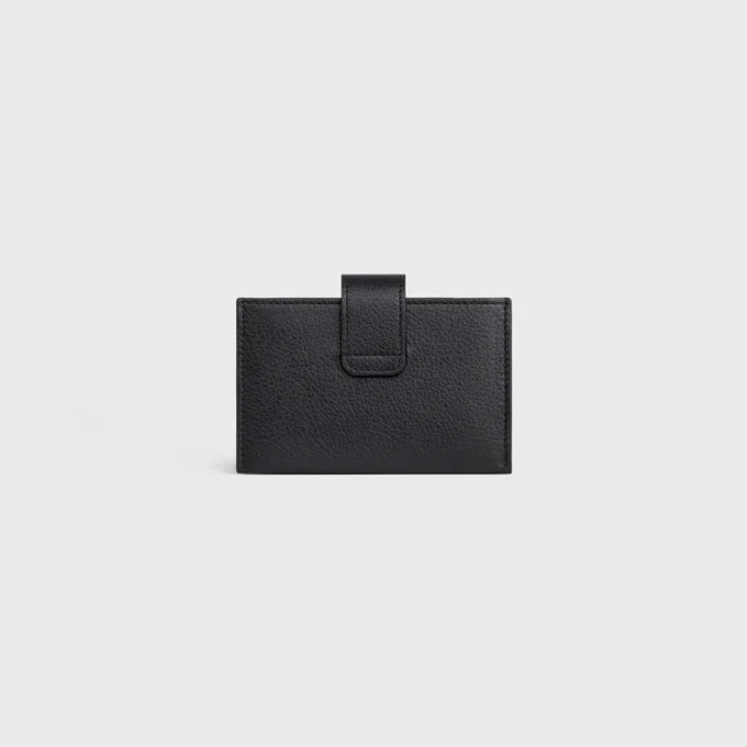 Porte-cartes accordéon Nino en cuir de veau grainé souple Porte-cartes accordéon Nino en cuir de veau grainé souple