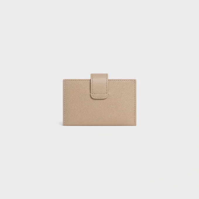 Porte-cartes accordéon Nino en cuir de veau grainé souple Porte-cartes accordéon Nino en cuir de veau grainé souple