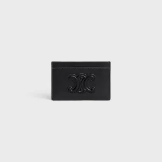 Porte-cartes Cuir Triomphe en cuir de veau brillant