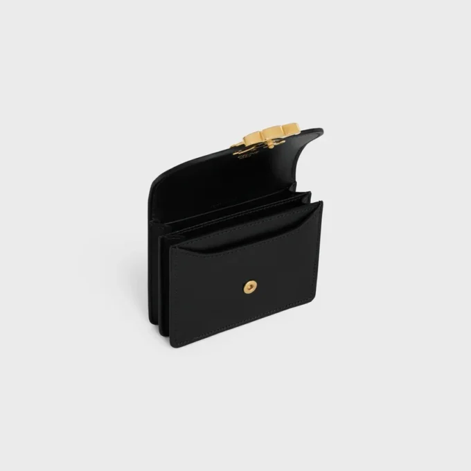 Porte-cartes de visite Triomphe en cuir de veau brillant Porte-cartes de visite Triomphe en cuir de veau brillant
