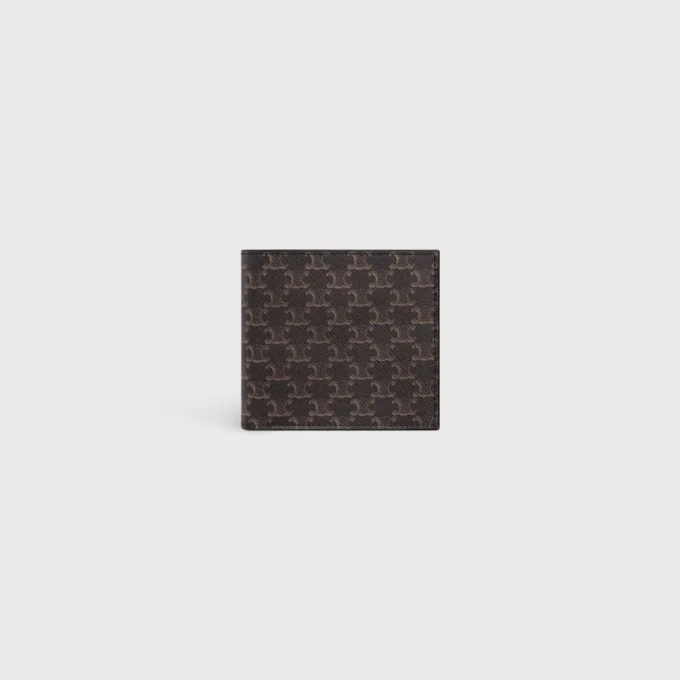 Porte-cartes à deux volets en Triomphe Canvas