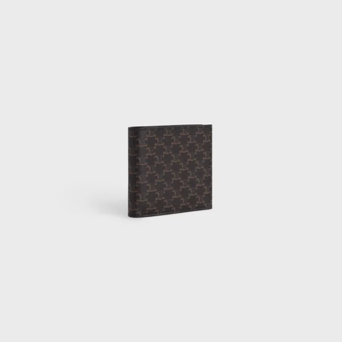 Porte-cartes à deux volets en Triomphe Canvas