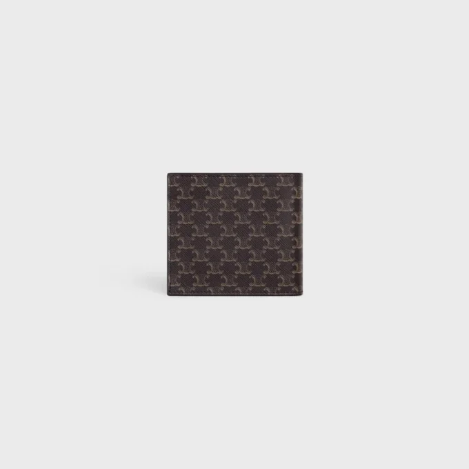 Porte-cartes à deux volets en Triomphe Canvas