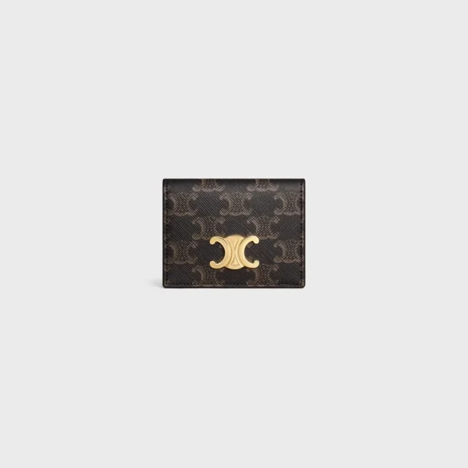 Porte-cartes à deux volets Triomphe Canvas