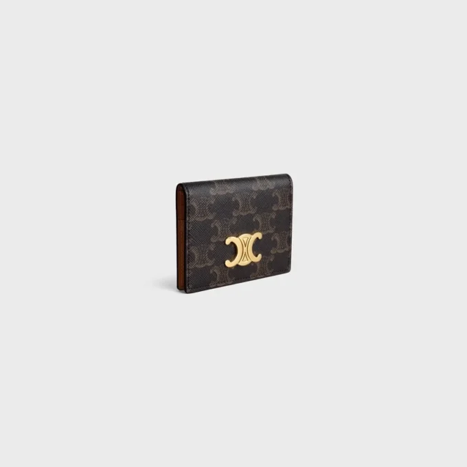 Porte-cartes à deux volets Triomphe Canvas