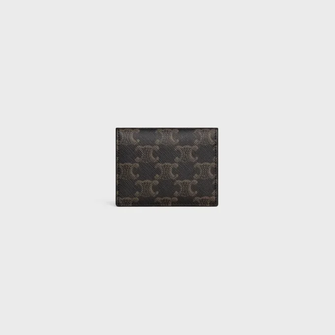 Porte-cartes à deux volets Triomphe Canvas