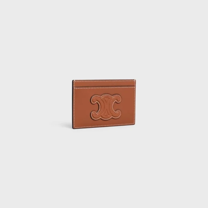 Porte-cartes en cuir d’agneau lisse Porte-cartes en cuir d’agneau lisse