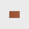 Porte-cartes en cuir d’agneau lisse Porte-cartes en cuir d’agneau lisse