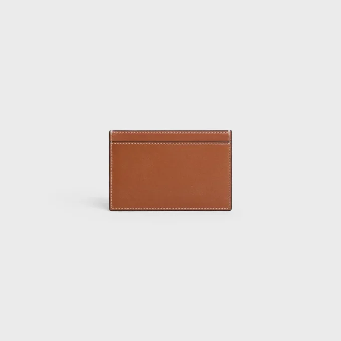 Porte-cartes en cuir d’agneau lisse Porte-cartes en cuir d’agneau lisse