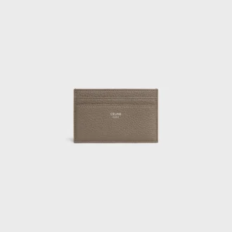 Porte-cartes en cuir de veau grainé