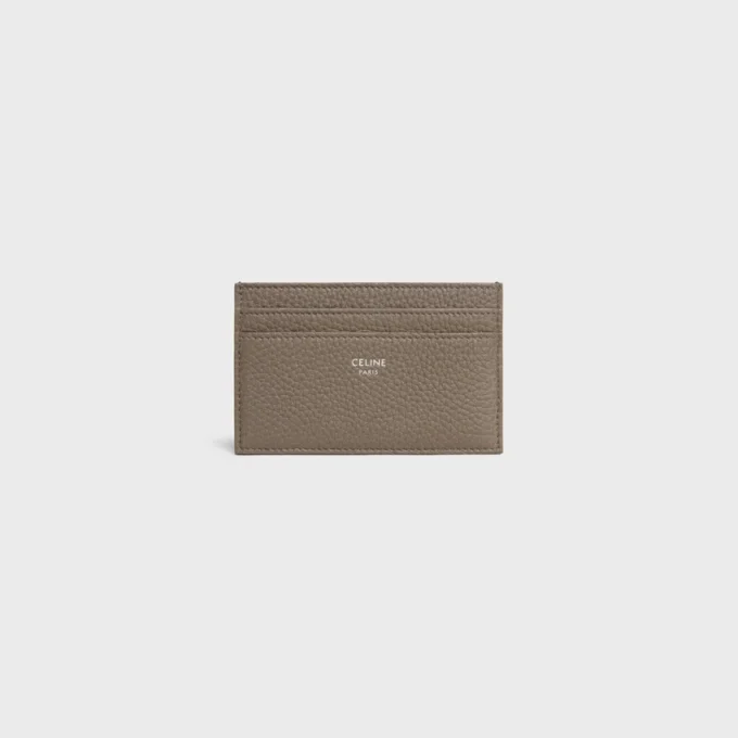 Porte-cartes en cuir de veau grainé Porte-cartes en cuir de veau grainé