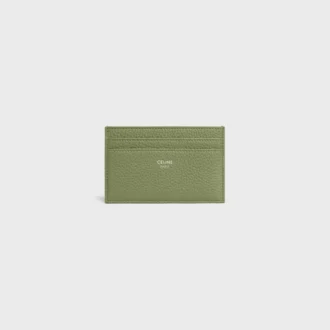 Porte-cartes en cuir de veau grainé