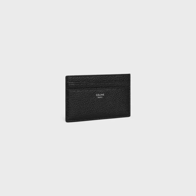 Porte-cartes en cuir de veau grainé Porte-cartes en cuir de veau grainé
