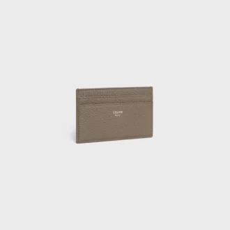 Porte-cartes en cuir de veau grainé