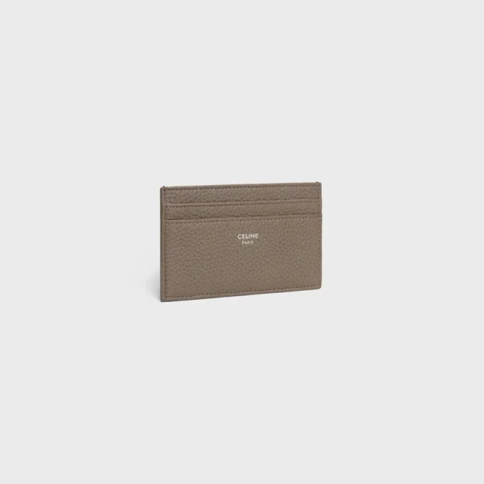 Porte-cartes en cuir de veau grainé Porte-cartes en cuir de veau grainé