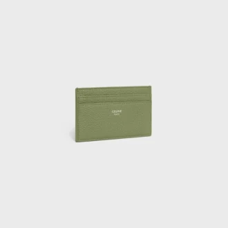 Porte-cartes en cuir de veau grainé