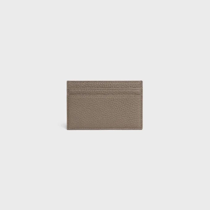 Porte-cartes en cuir de veau grainé Porte-cartes en cuir de veau grainé