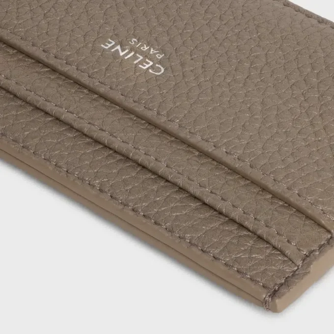Porte-cartes en cuir de veau grainé Porte-cartes en cuir de veau grainé