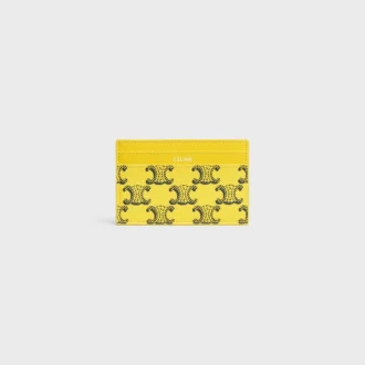 Porte-cartes en Triomphe Canvas et cuir de veau