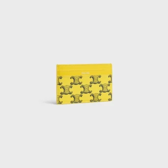 Porte-cartes en Triomphe Canvas et cuir de veau