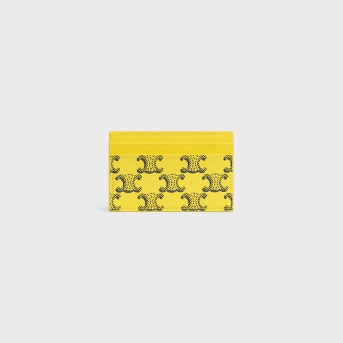 Porte-cartes en Triomphe Canvas et cuir de veau Porte-cartes en Triomphe Canvas et cuir de veau