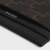 Porte-cartes en Triomphe Canvas et cuir de veau