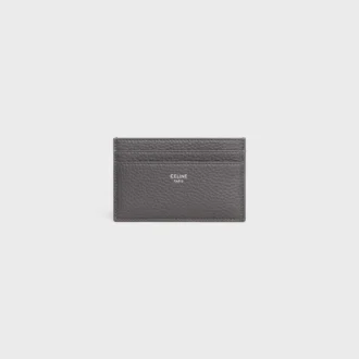 Porte-cartes moyen en cuir de veau grainé