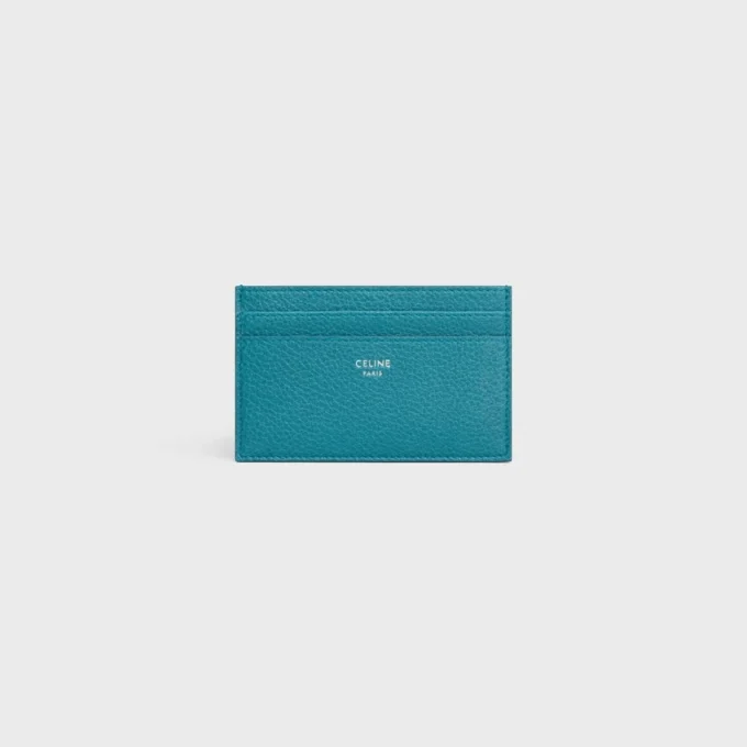 Porte-cartes moyen en cuir de veau grainé Porte-cartes moyen en cuir de veau grainé