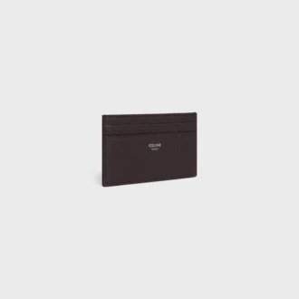 Porte-cartes moyen en cuir de veau grainé