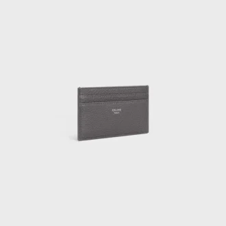 Porte-cartes moyen en cuir de veau grainé