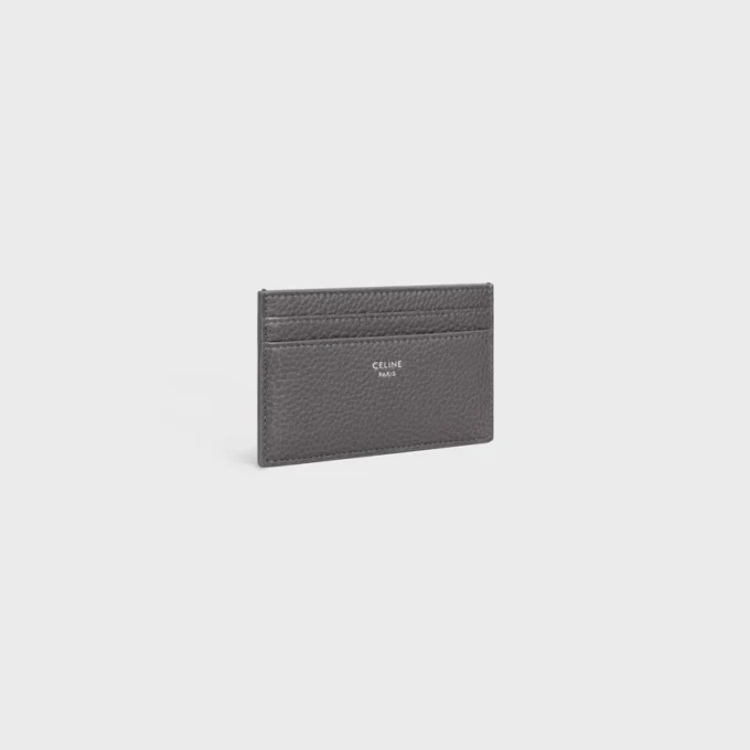 Porte-cartes moyen en cuir de veau grainé Porte-cartes moyen en cuir de veau grainé