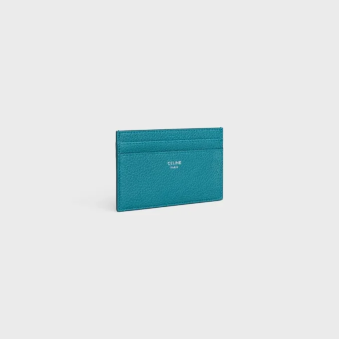 Porte-cartes moyen en cuir de veau grainé Porte-cartes moyen en cuir de veau grainé