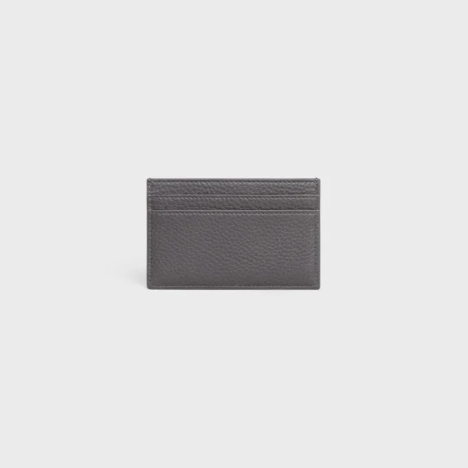 Porte-cartes moyen en cuir de veau grainé Porte-cartes moyen en cuir de veau grainé