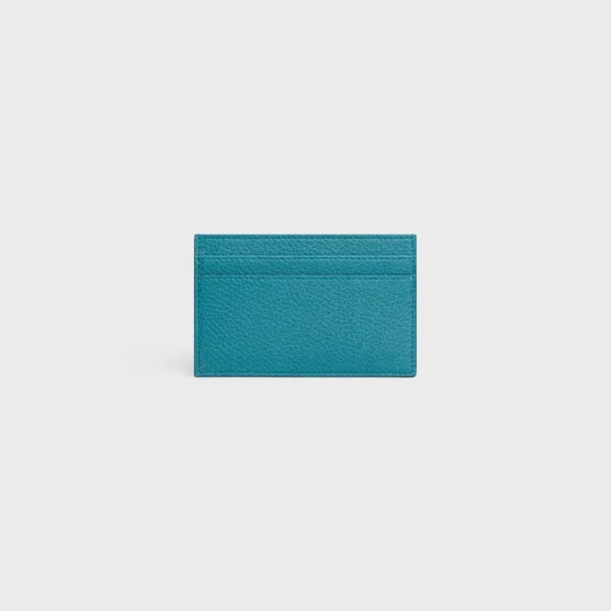 Porte-cartes moyen en cuir de veau grainé Porte-cartes moyen en cuir de veau grainé